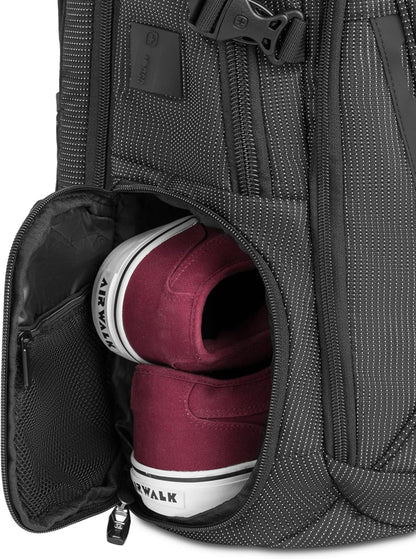 Unisex-Adult 5358 USB Scansmart Laptop Backpack, Black Dot, Large