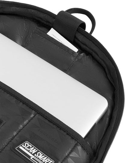 Unisex-Adult 5358 USB Scansmart Laptop Backpack, Black Dot, Large