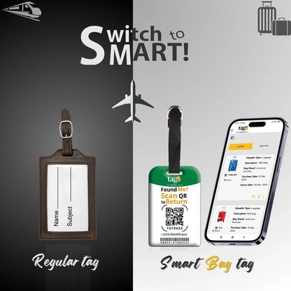 Smart Bag Security Tag - Kenya Flag [Pack 2]