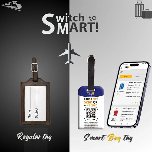 Smart Bag Security Tag - Netherland Flag [Pack 2]