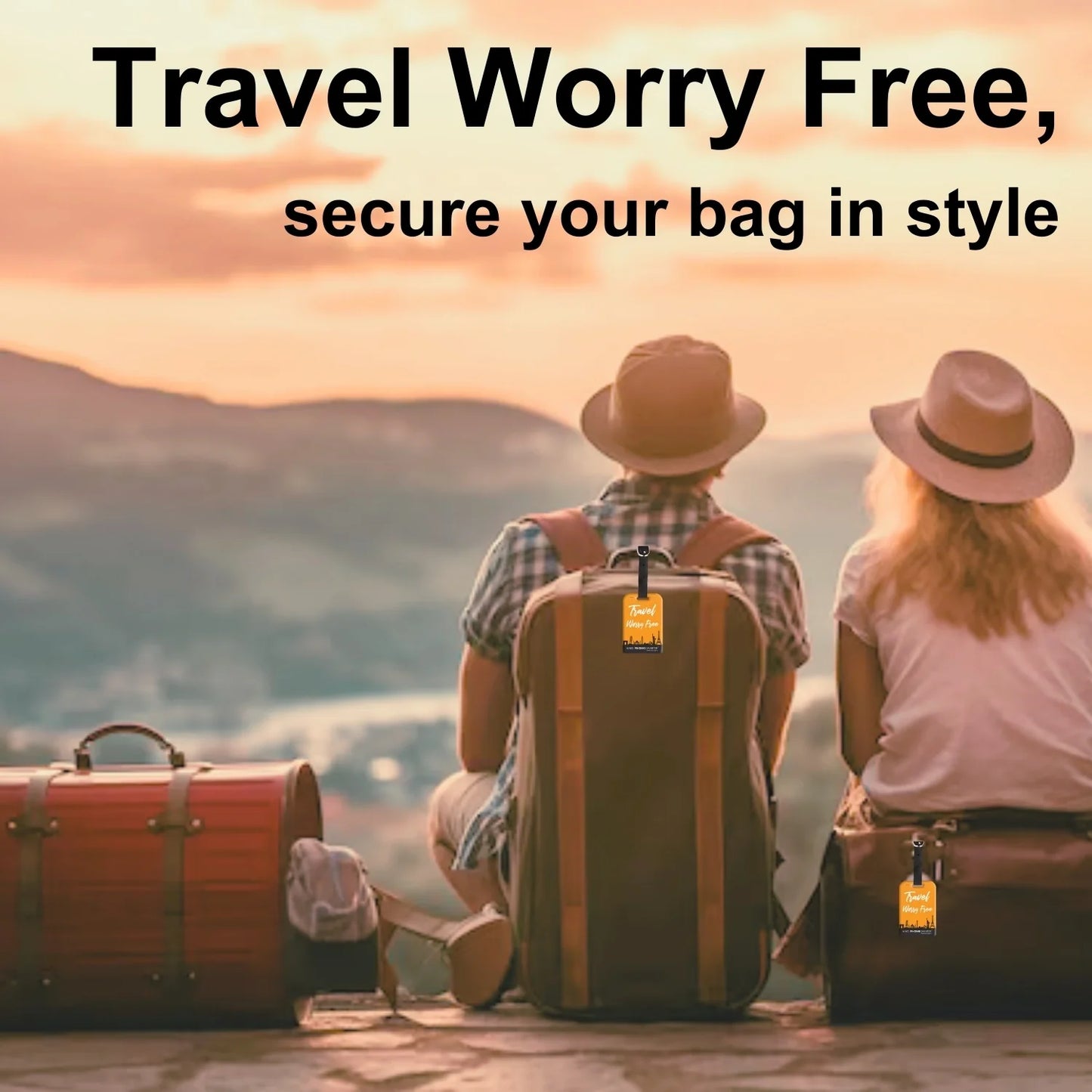 Smart Bag Tag - Travel Themes [Pack 2]